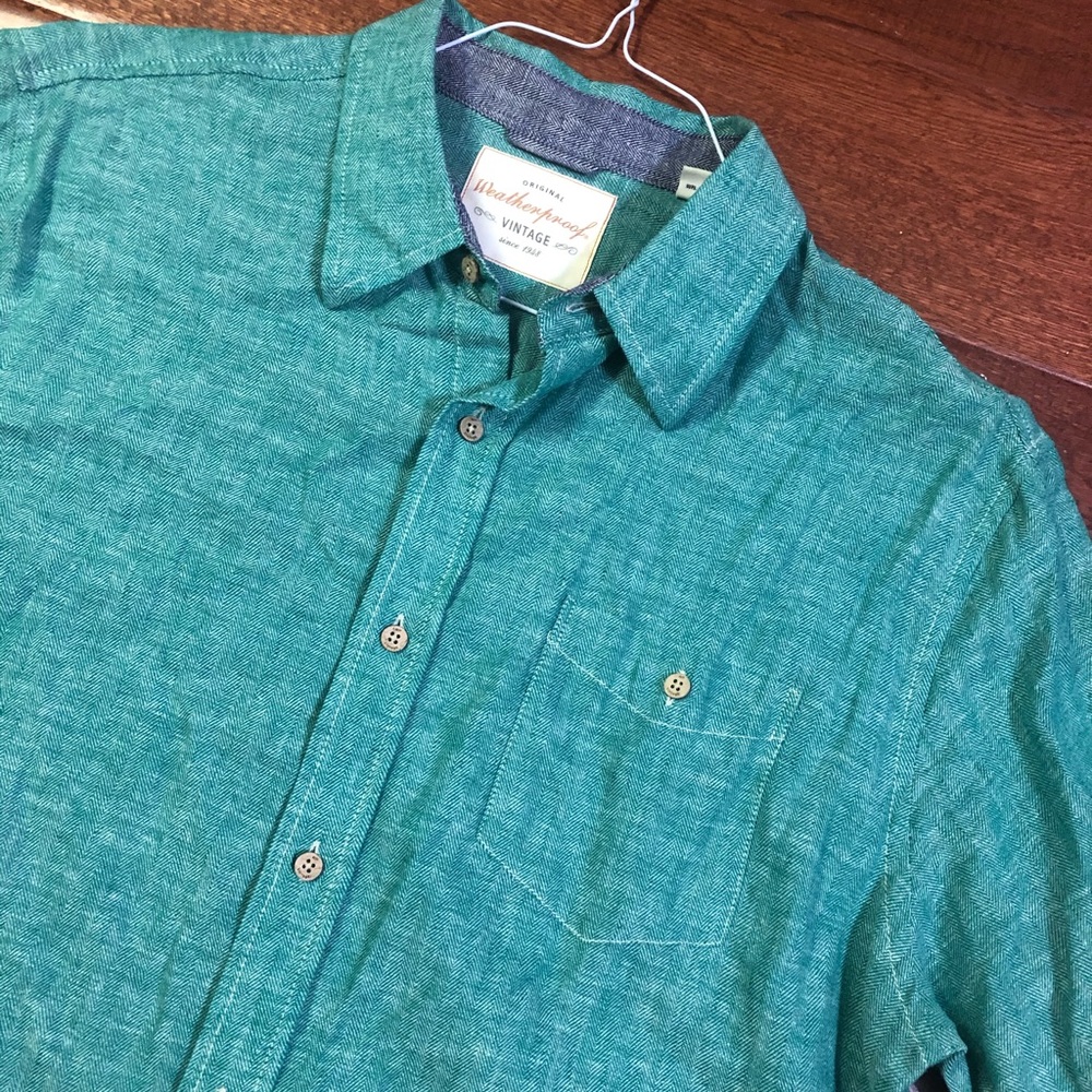 Weatherproof Short Sleeve Button Down